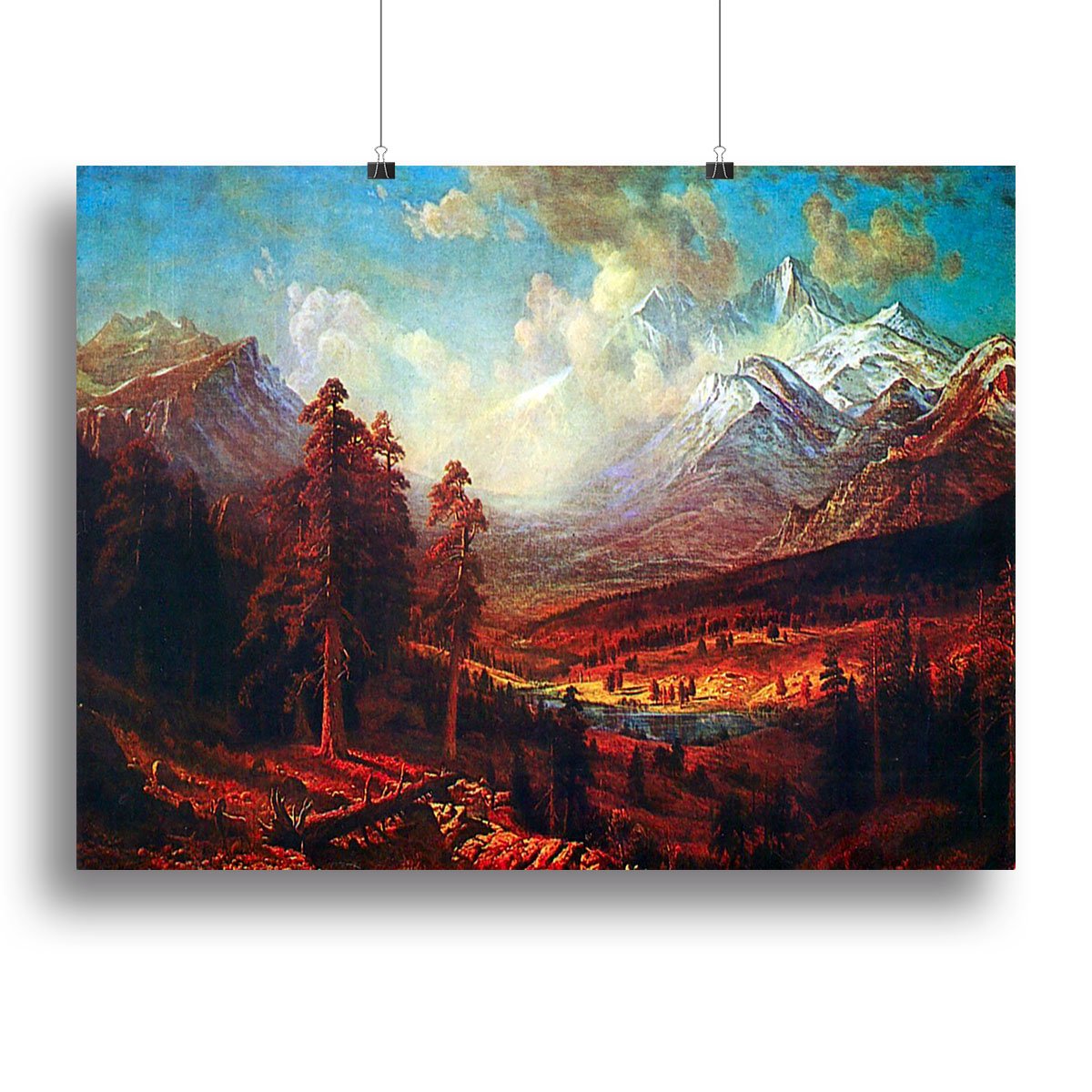 Estes Park by Bierstadt Canvas Print or Poster