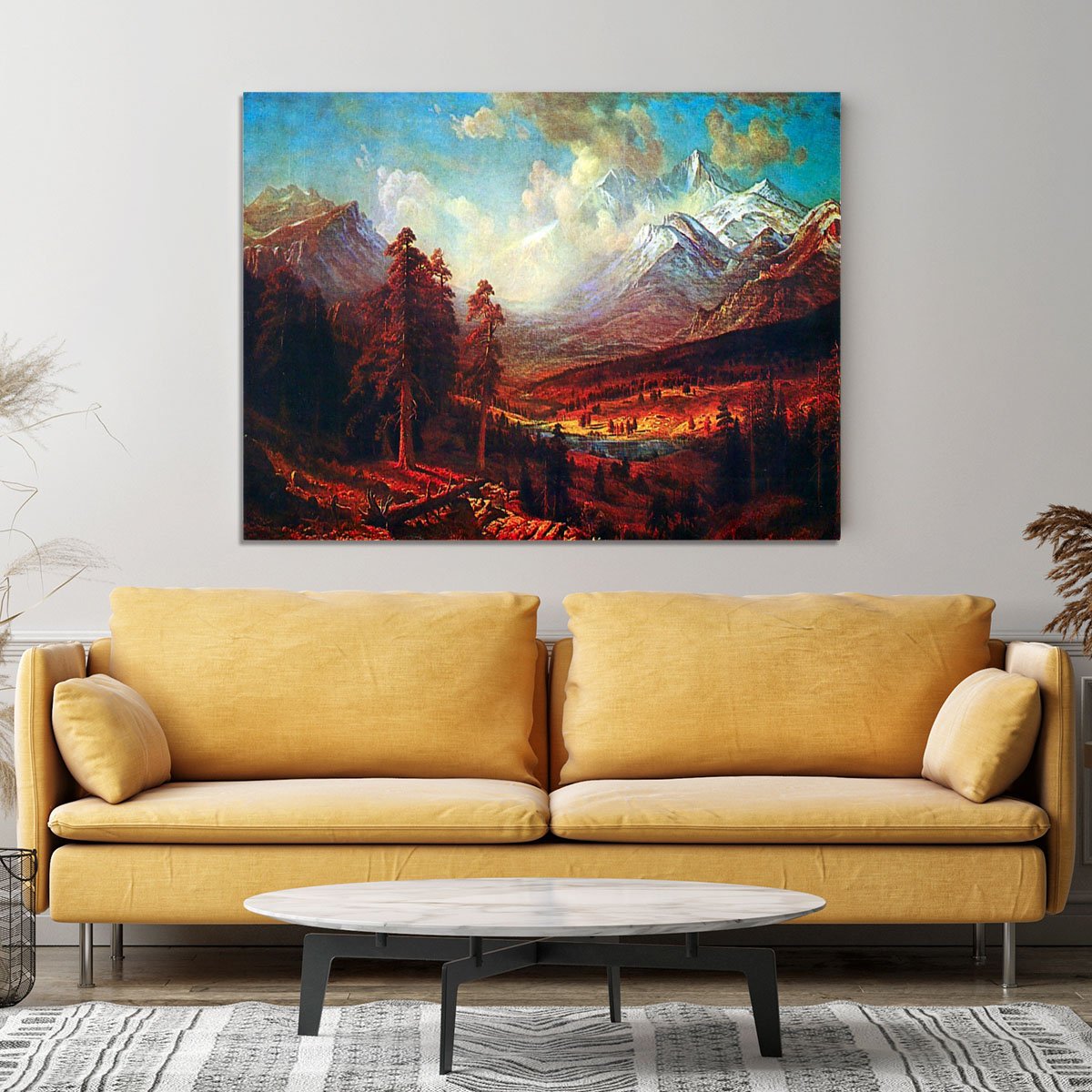 Estes Park by Bierstadt Canvas Print or Poster