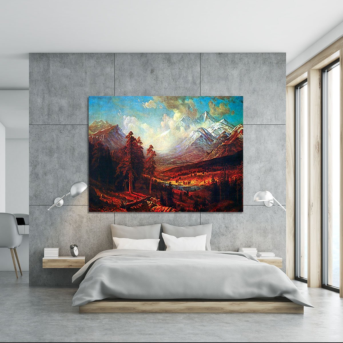 Estes Park by Bierstadt Canvas Print or Poster