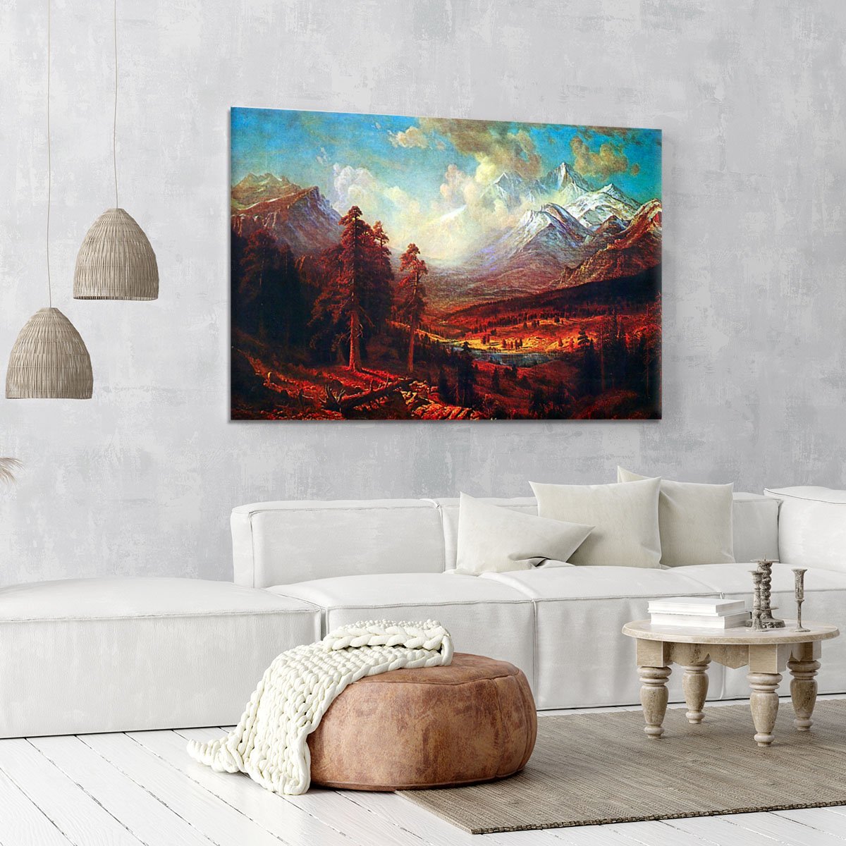 Estes Park by Bierstadt Canvas Print or Poster
