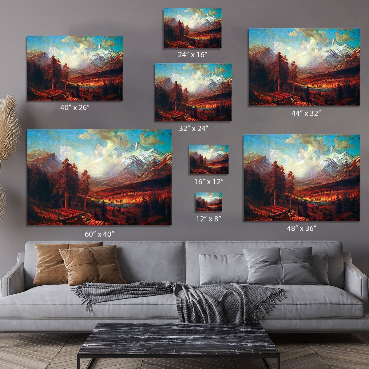Estes Park by Bierstadt Canvas Print or Poster