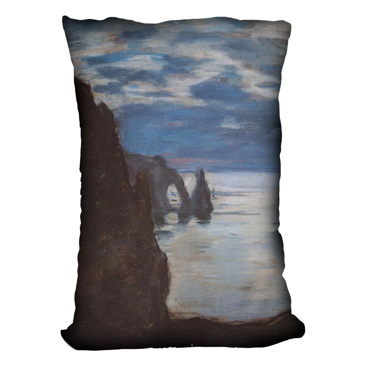 Etretat by Monet Throw Pillow