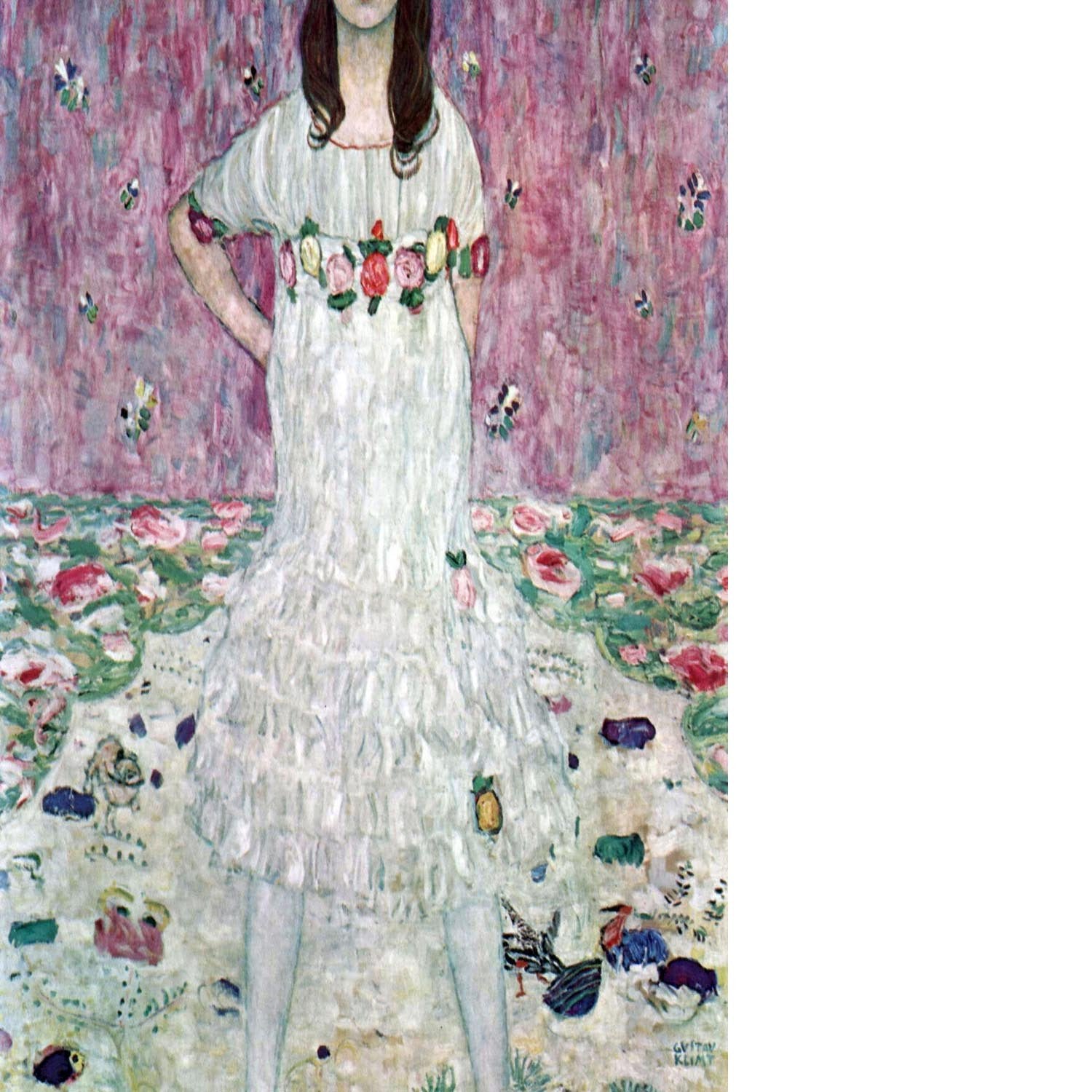 Eugenia Primavesi by Klimt Floating Framed Canvas