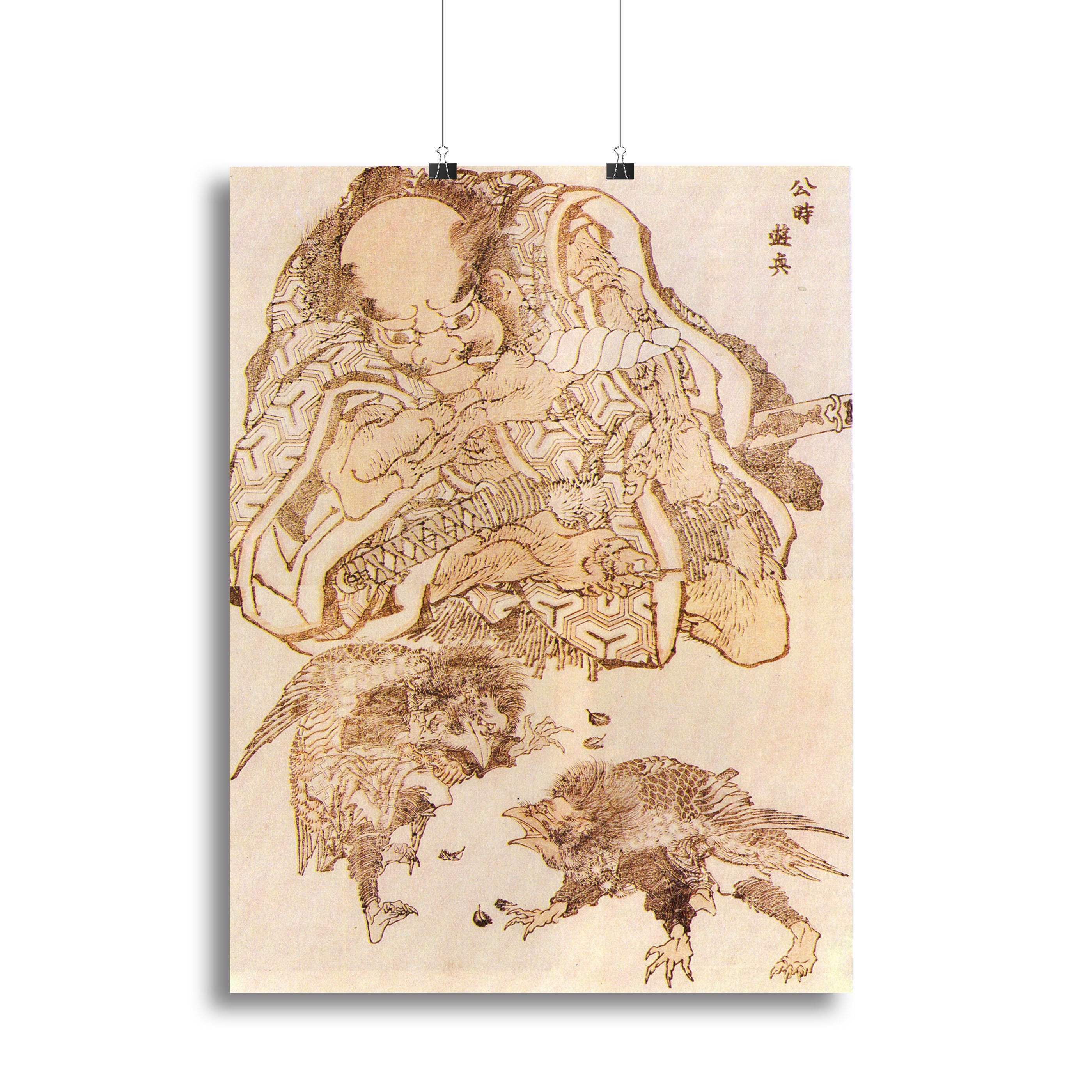 Exodus by Hokusai Canvas Print or Poster