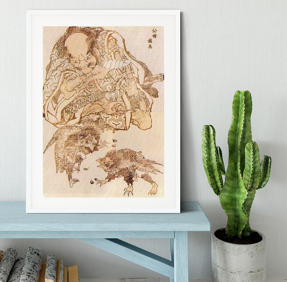 Exodus by Hokusai Framed Print - Canvas Art Rocks - 5