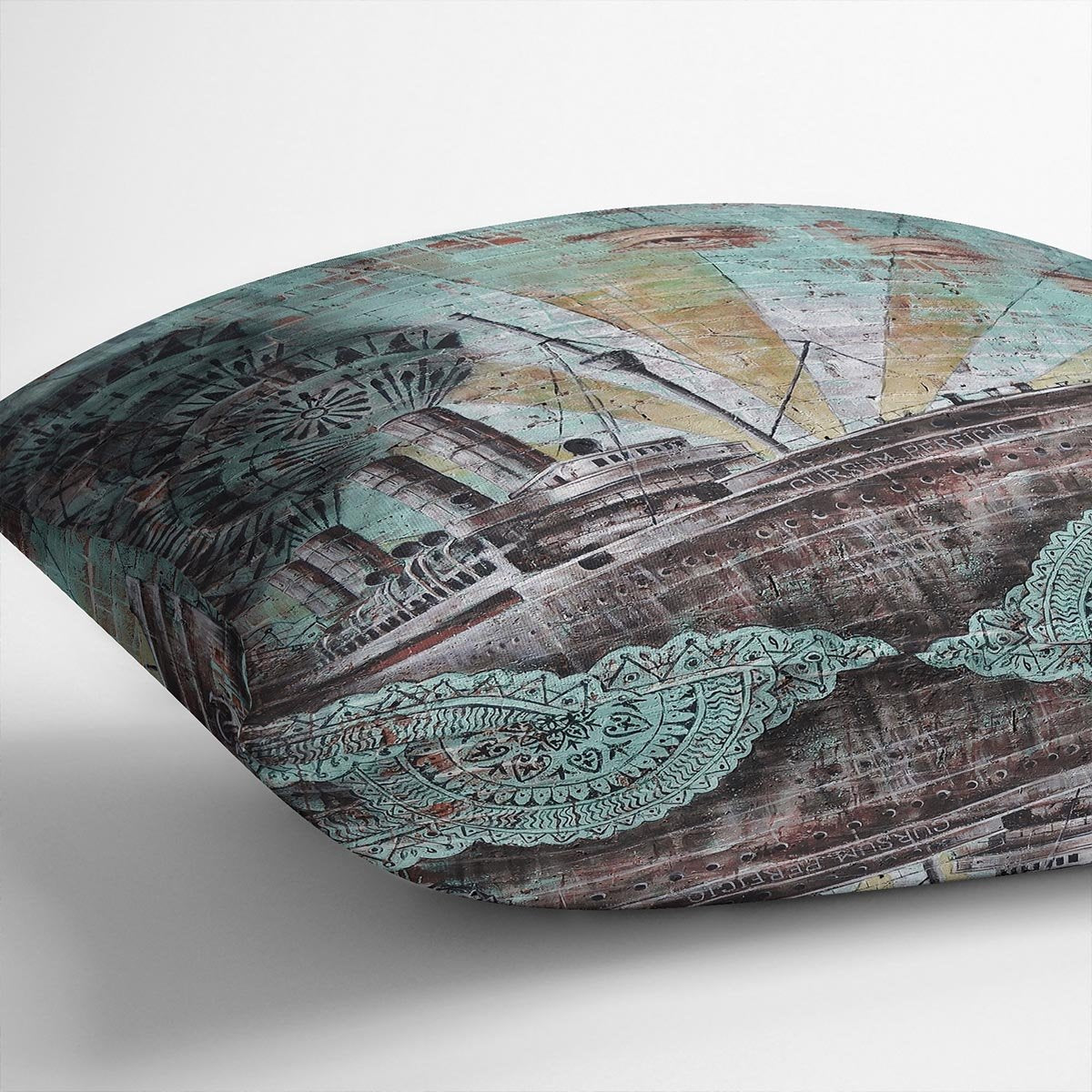 Eye Of The Storm Graffiti Cushion