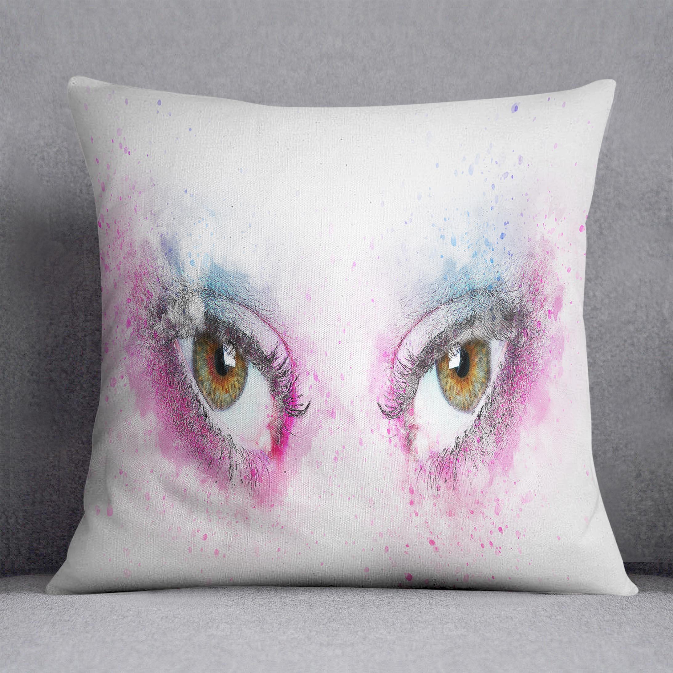 Eye Painting Cushion