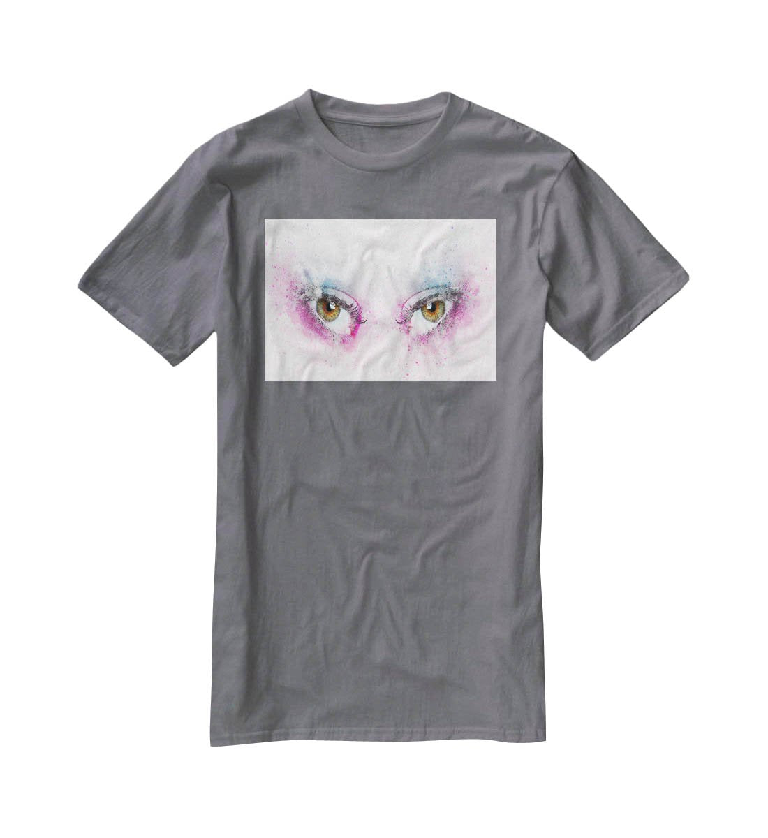 Eye Painting T-Shirt - Canvas Art Rocks - 3