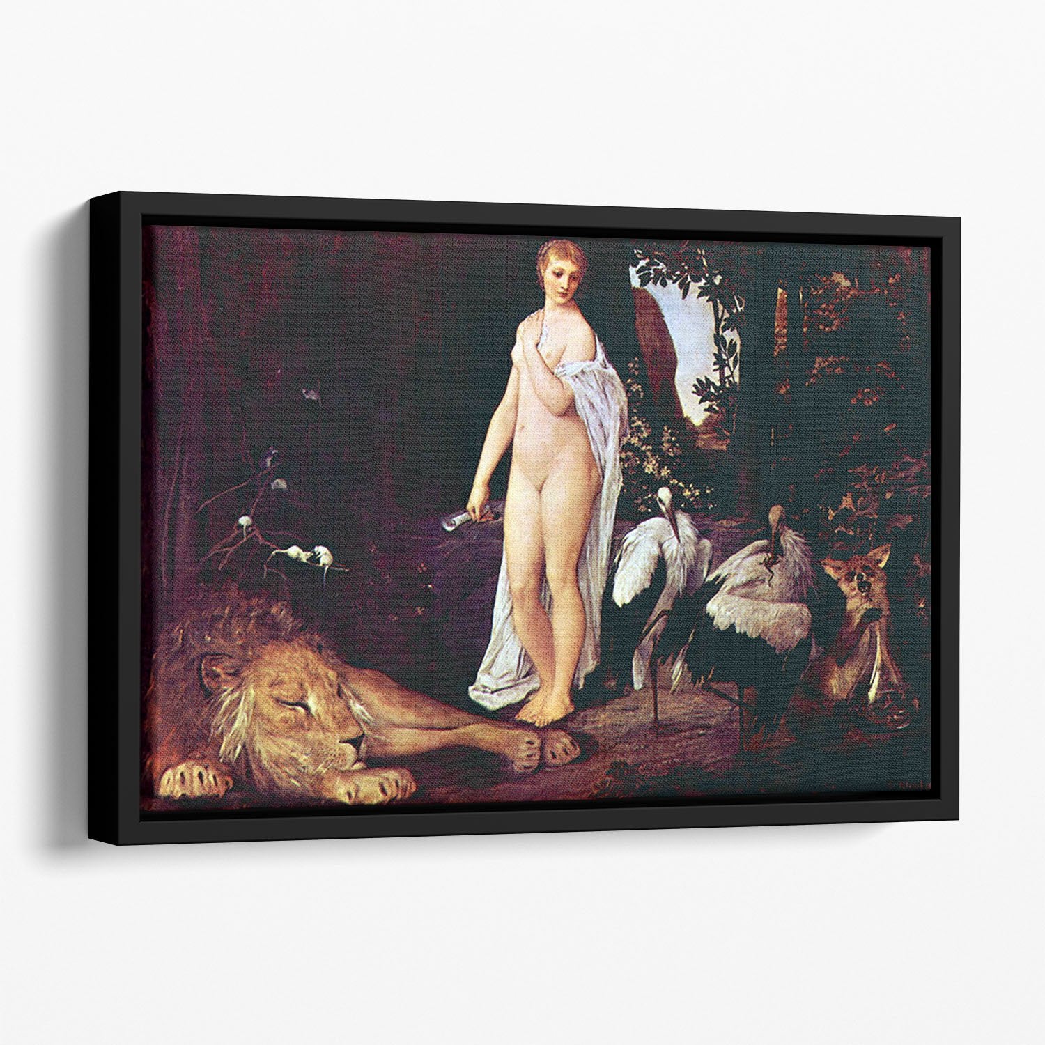 Fable by Klimt Floating Framed Canvas