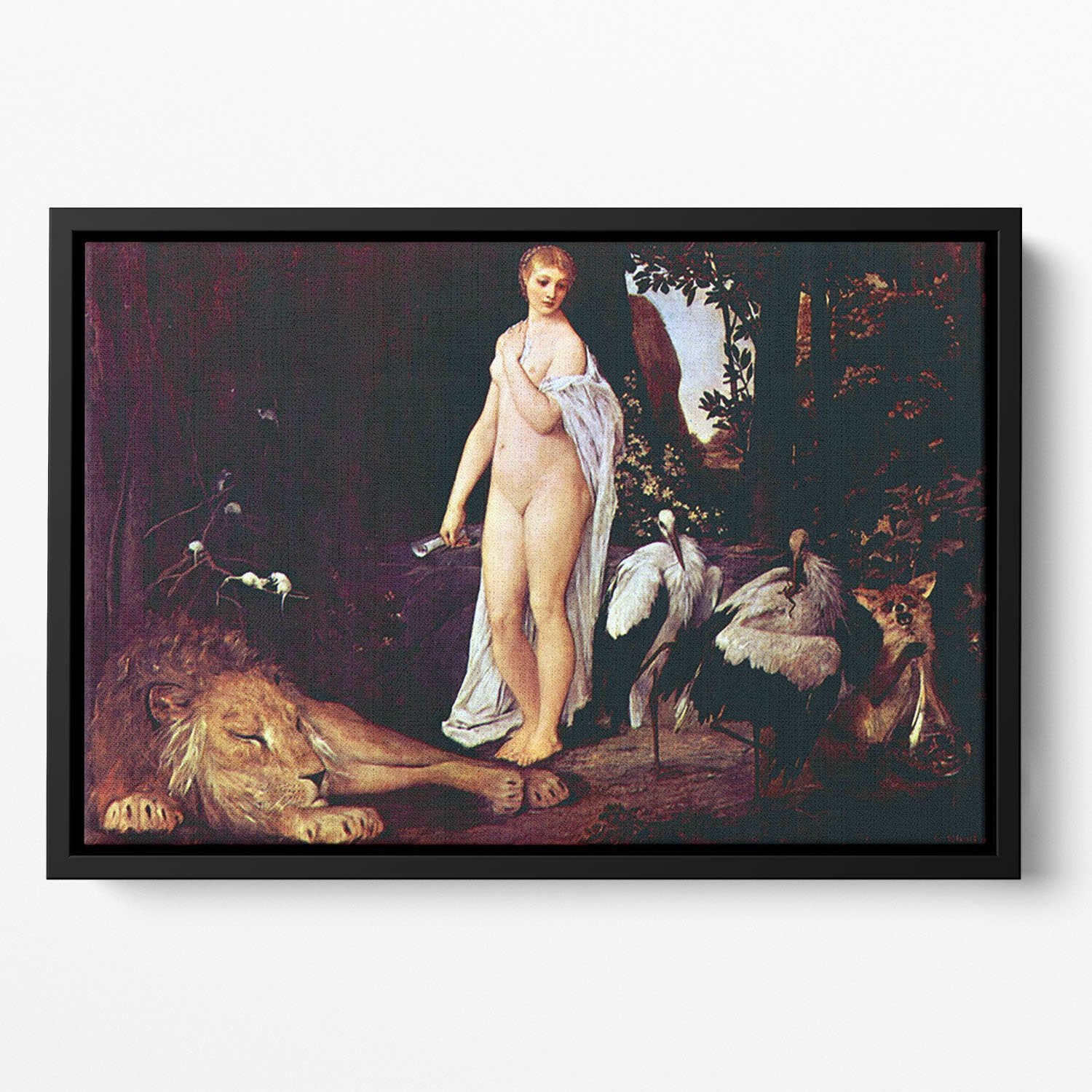 Fable by Klimt Floating Framed Canvas