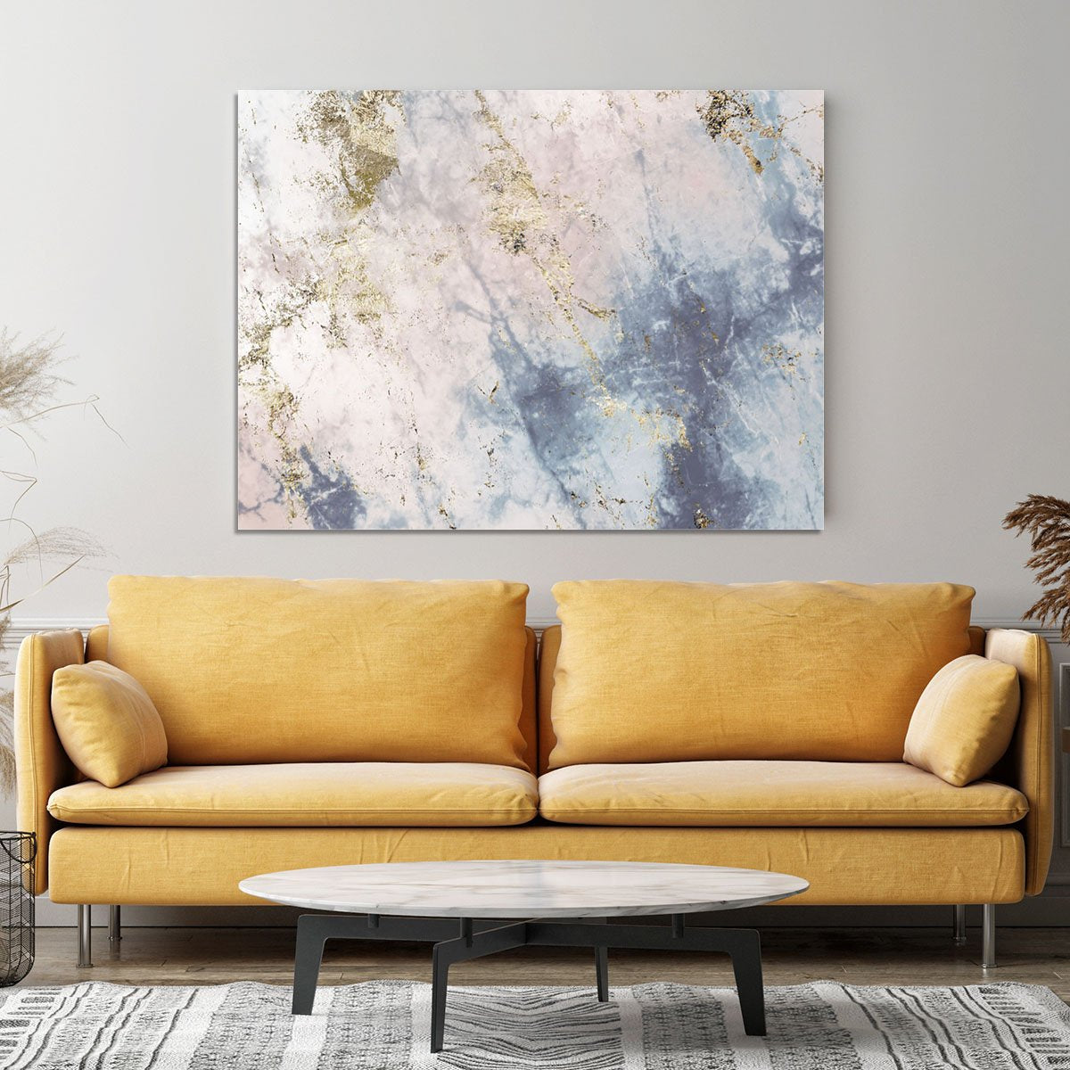 Faded Marble Canvas Print or Poster