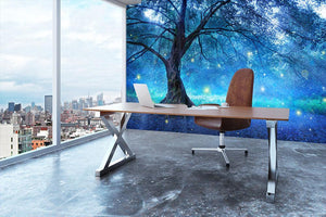 Fairy Tree In Mystic Forest Wall Mural Wallpaper - Canvas Art Rocks - 3