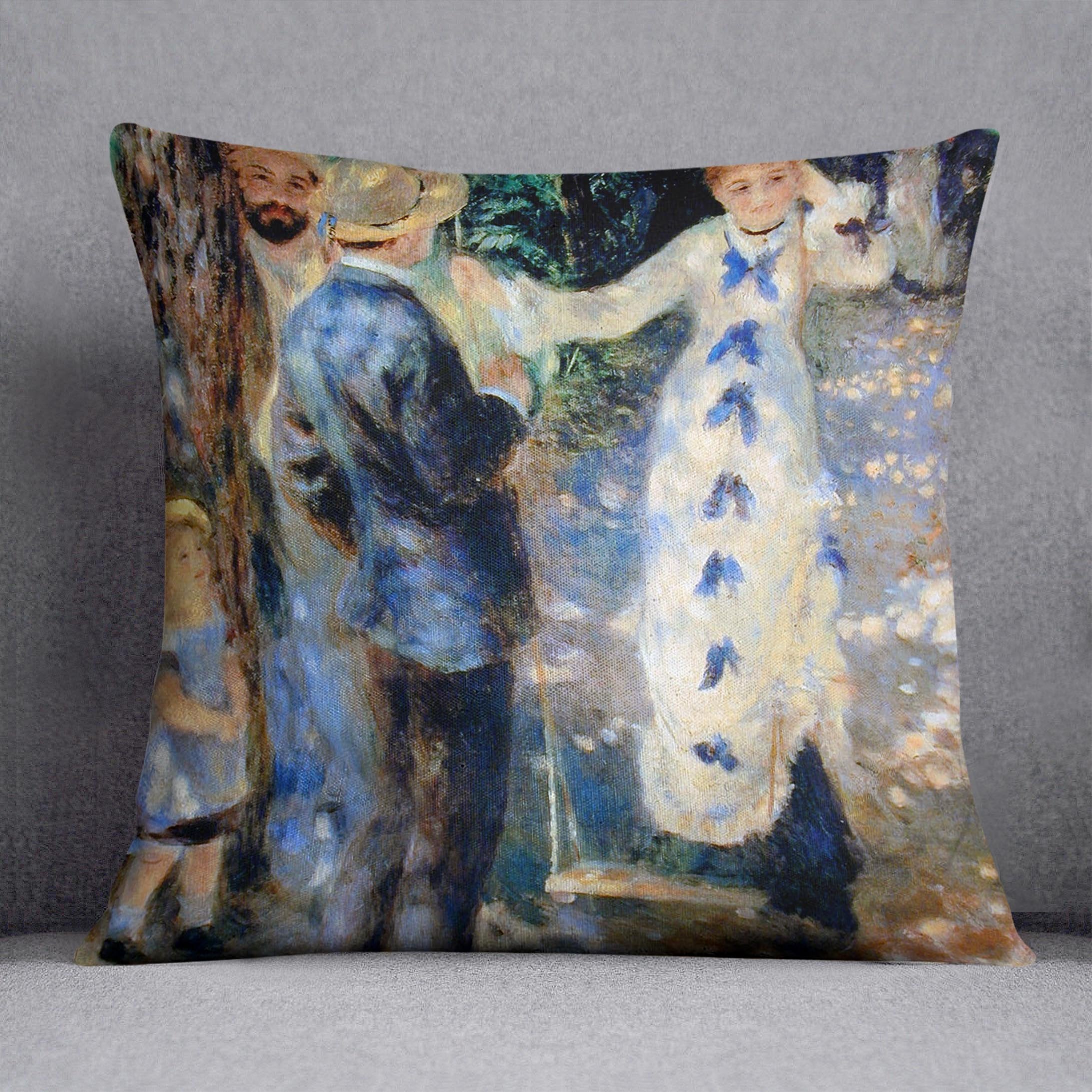 Famille by Renoir Throw Pillow