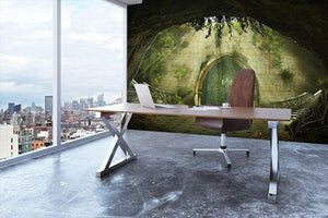 Fantasy cave Wall Mural Wallpaper - Canvas Art Rocks - 3