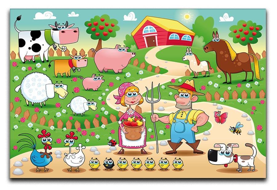 Farm Family Canvas Print or Poster - Canvas Art Rocks - 1