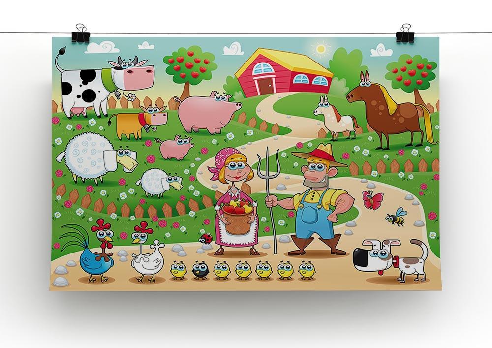Farm Family Canvas Print or Poster - Canvas Art Rocks - 2