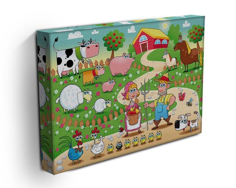 Farm Family Canvas Print or Poster - Canvas Art Rocks - 3