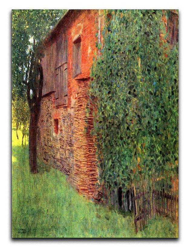 Farmhouse in Chamber in Attersee by Klimt Canvas Print or Poster  - Canvas Art Rocks - 1