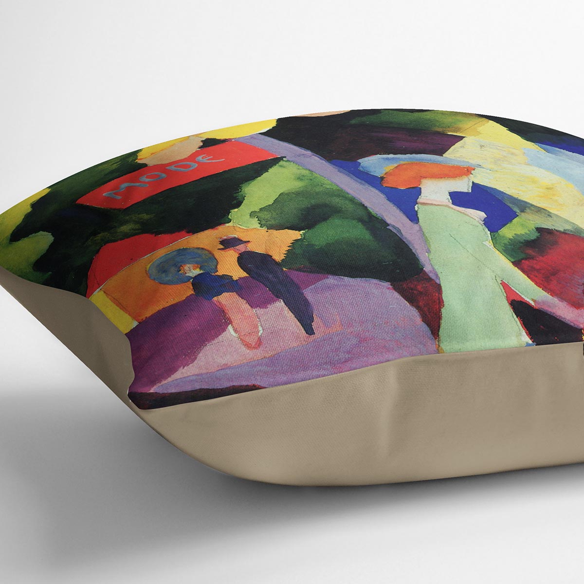 Fashion window by Macke Cushion - Canvas Art Rocks - 2