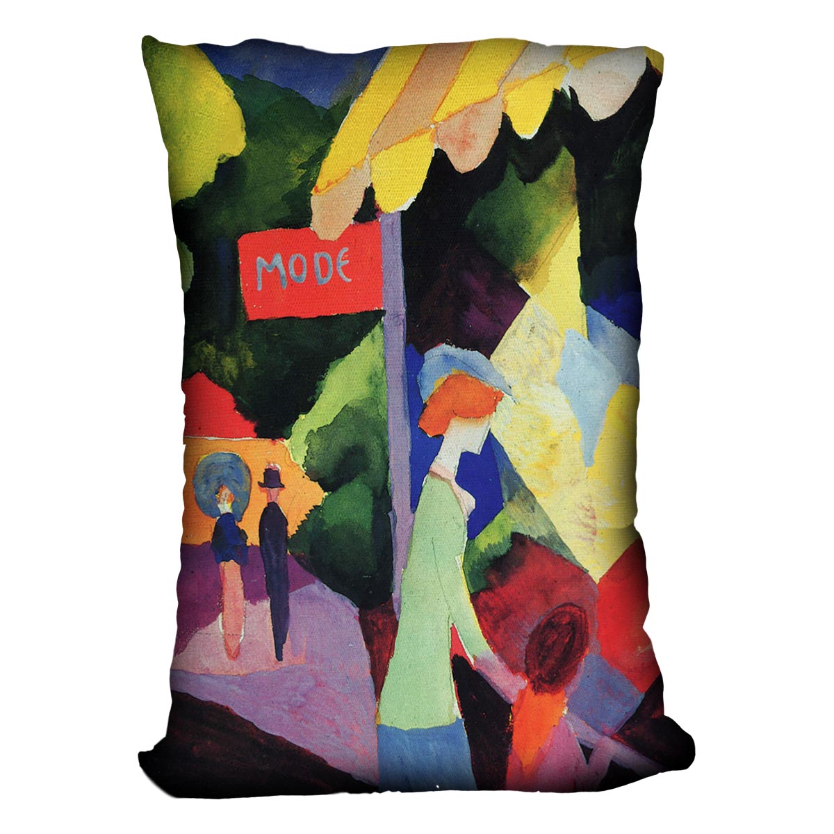 Fashion window by Macke Cushion - Canvas Art Rocks - 4