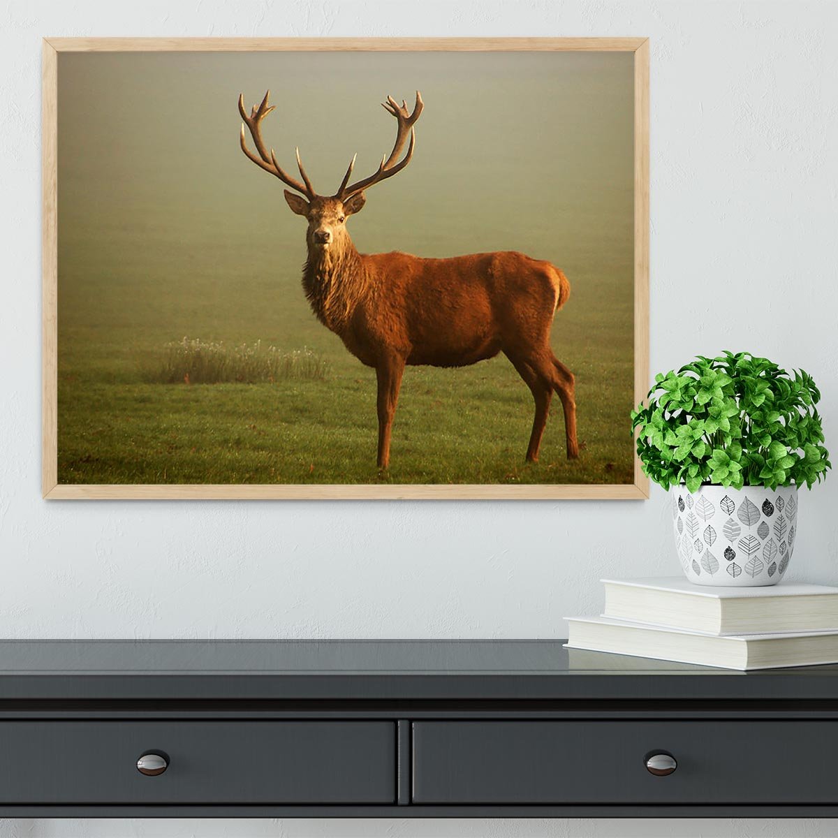 Fawn Framed Print - Canvas Art Rocks - 4