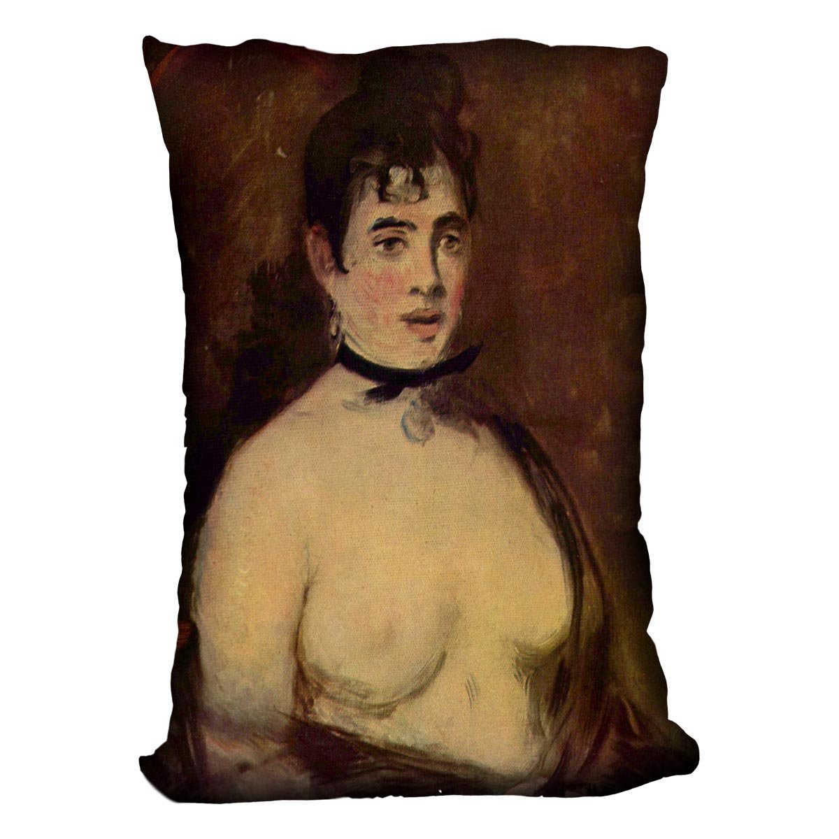 Female act by Manet Throw Pillow
