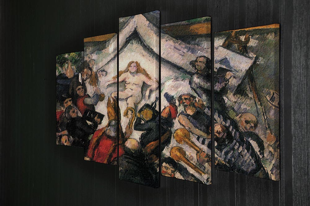 Female by Cezanne 5 Split Panel Canvas - Canvas Art Rocks - 2