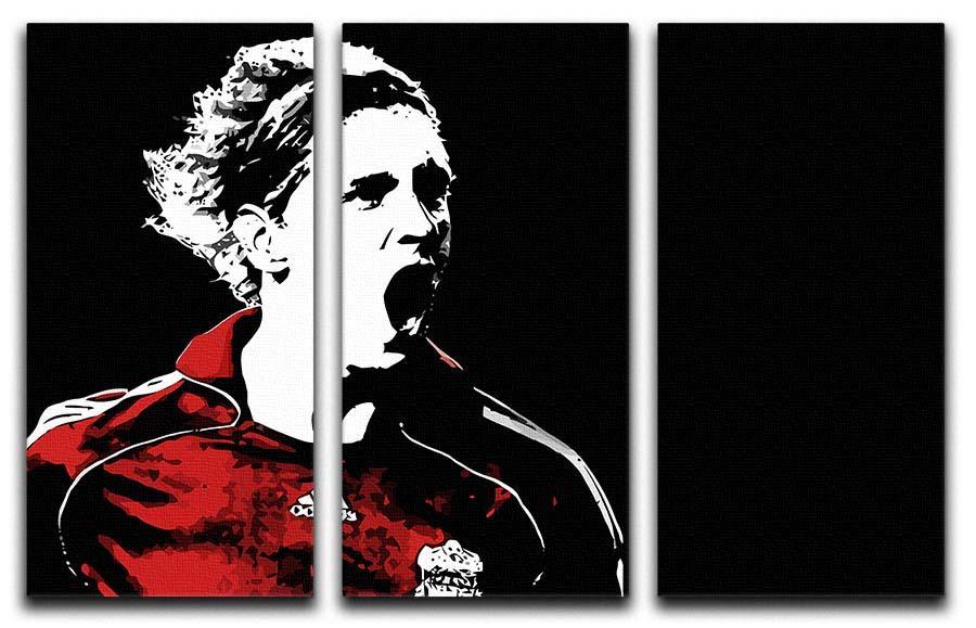 Fernando Torres 3 Split Panel Canvas Print - Canvas Art Rocks - 1