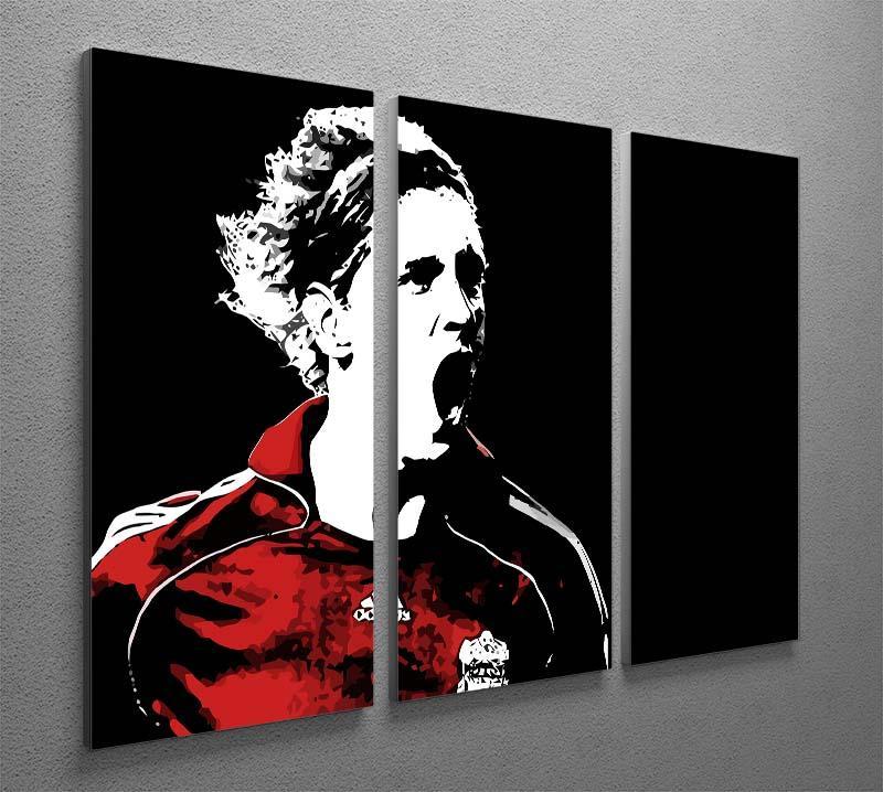 Fernando Torres 3 Split Panel Canvas Print - Canvas Art Rocks - 2