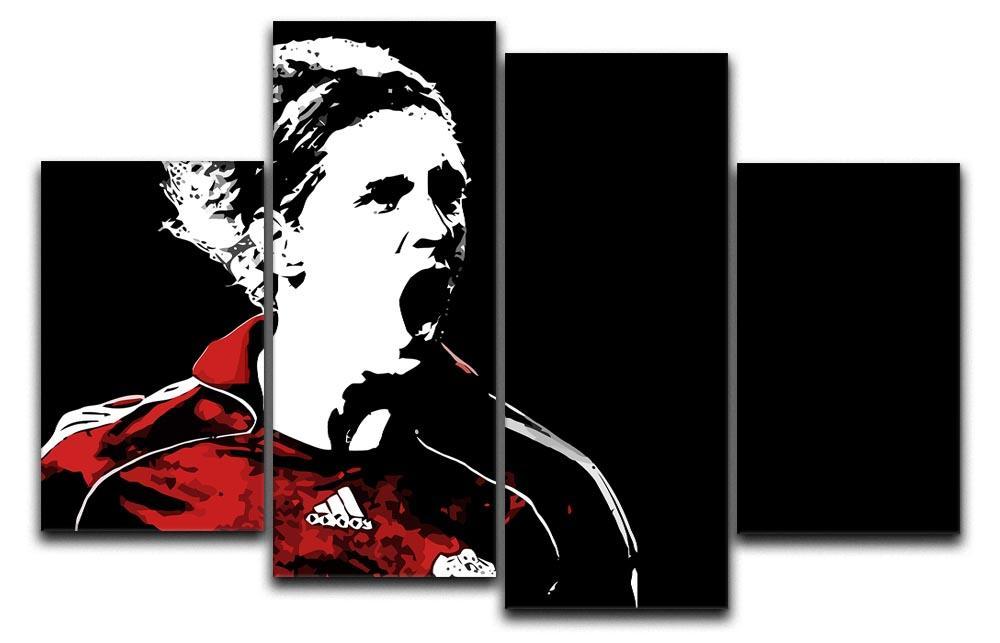 Fernando Torres 4 Split Panel Canvas  - Canvas Art Rocks - 1