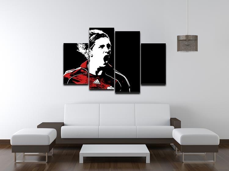 Fernando Torres 4 Split Panel Canvas - Canvas Art Rocks - 3
