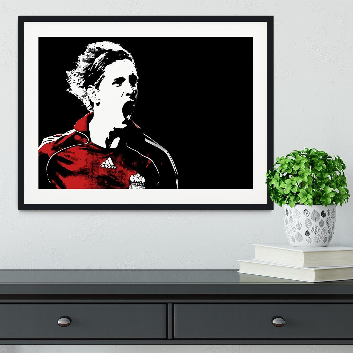Fernando Torres Framed Print - Canvas Art Rocks - 1