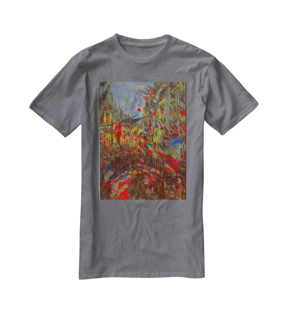 Festivities by Monet T-Shirt - Canvas Art Rocks - 3