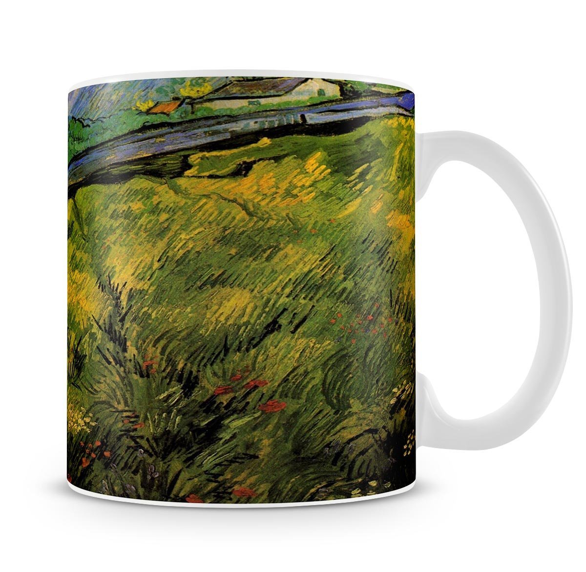 Field of Spring Wheat at Sunrise by Van Gogh Mug - Canvas Art Rocks - 4