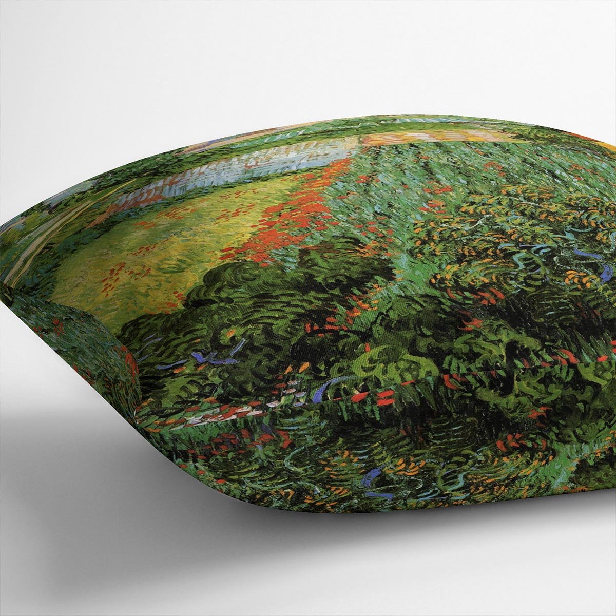 Field with Poppies by Van Gogh Throw Pillow