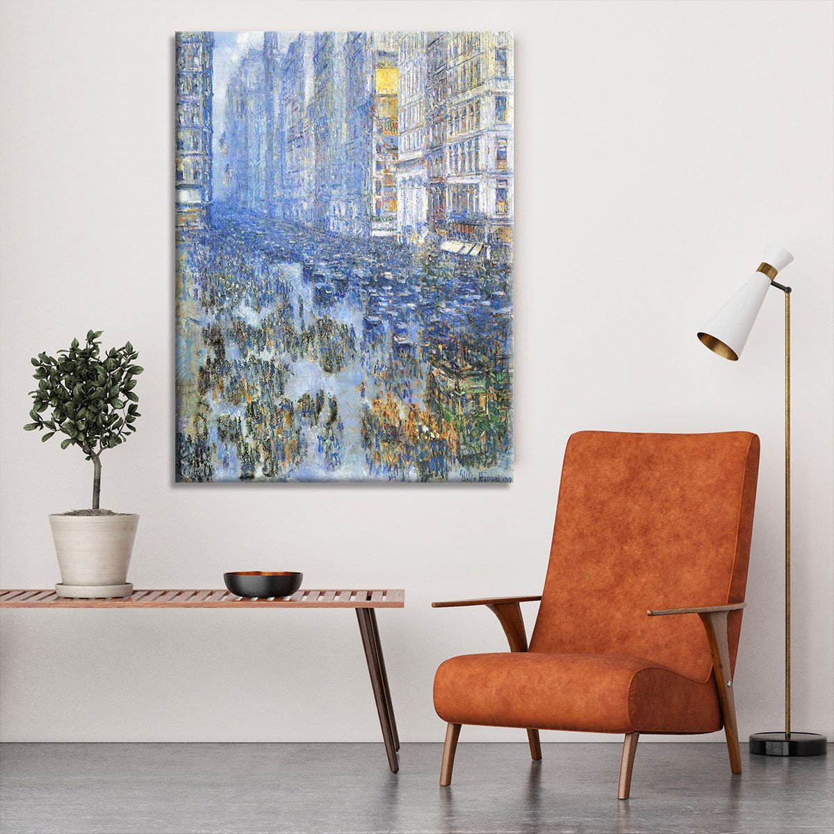 Fifth Avenue by Hassam Canvas Print or Poster