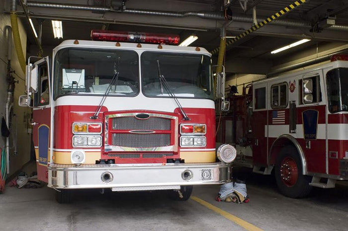 Fire Truck Wall Mural Wallpaper