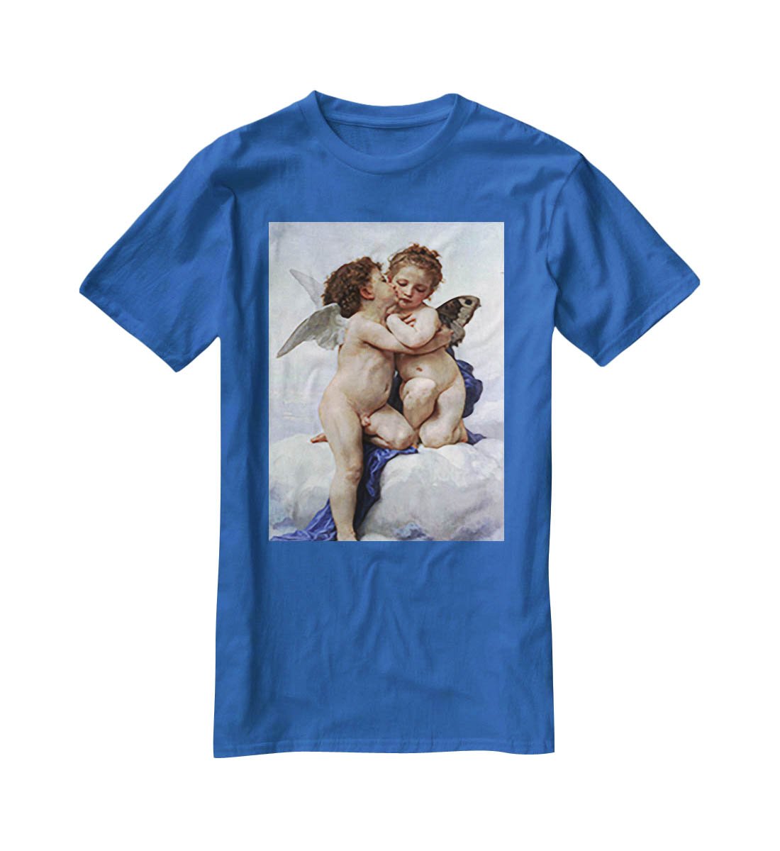 First Kiss By Bouguereau T-Shirt - Canvas Art Rocks - 2