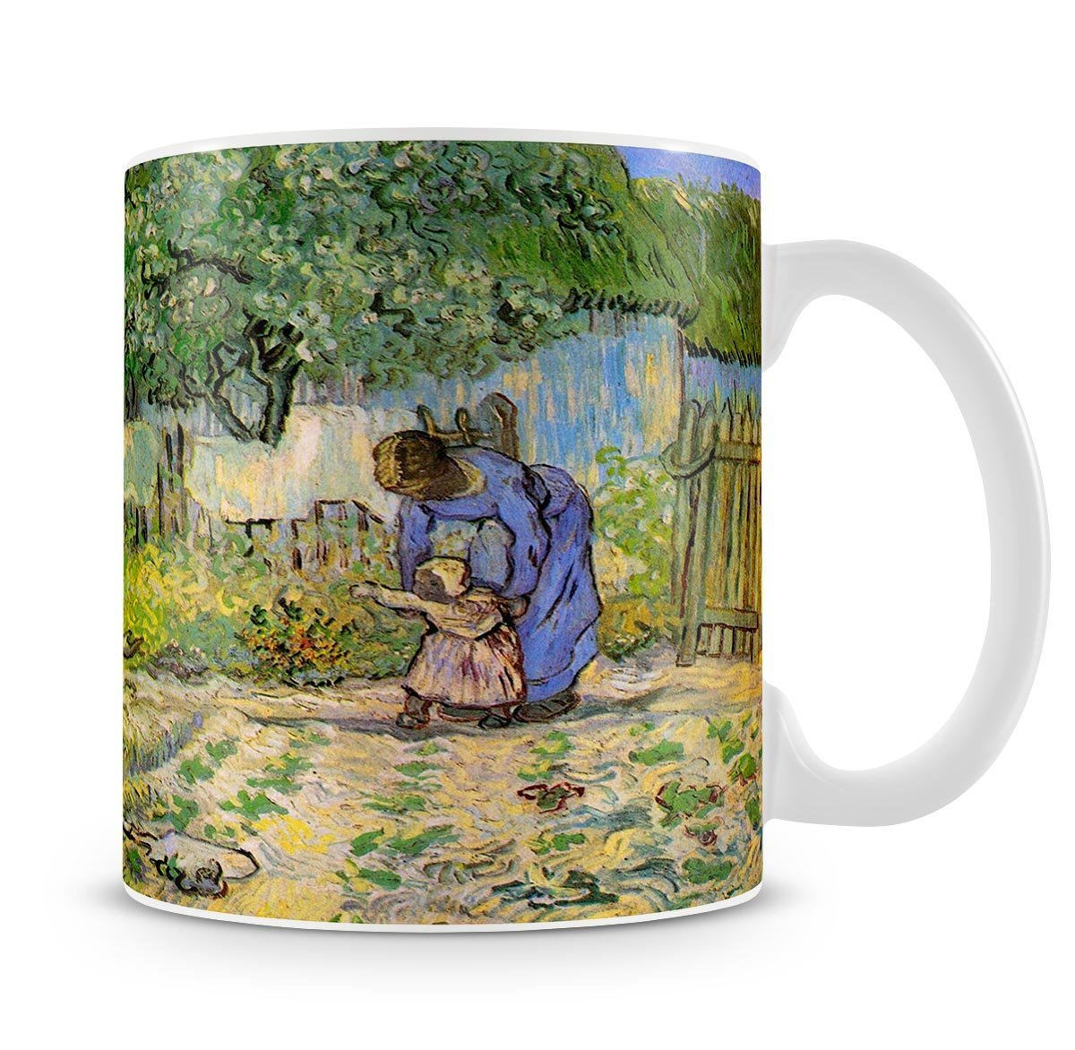 First Steps by Van Gogh Mug - Canvas Art Rocks - 4