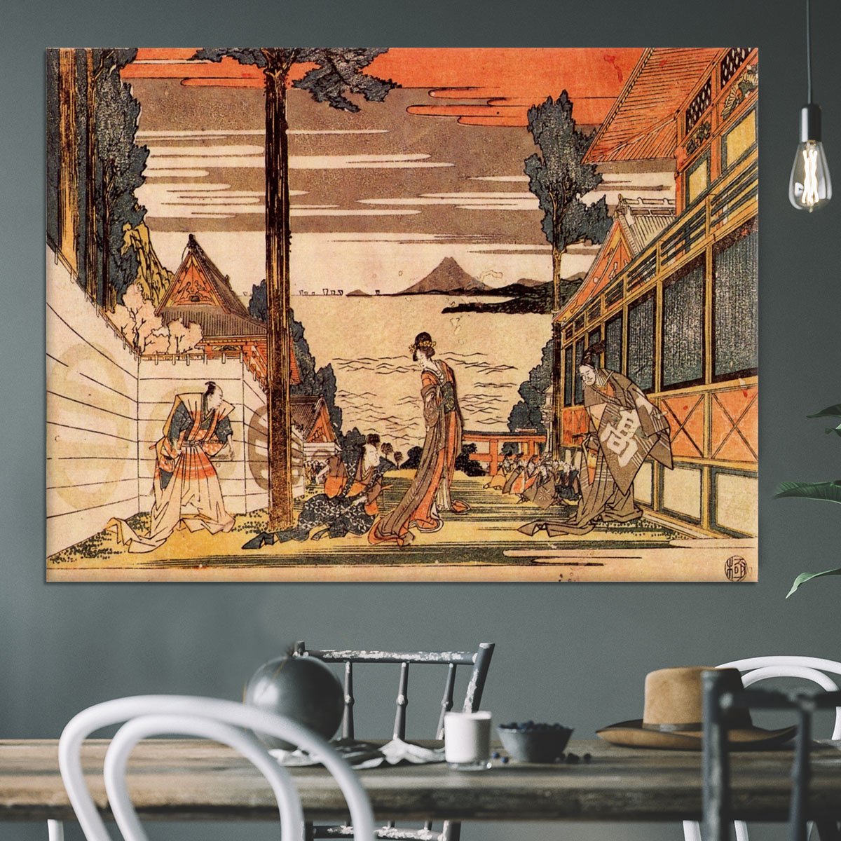 First act by Hokusai Canvas Print or Poster