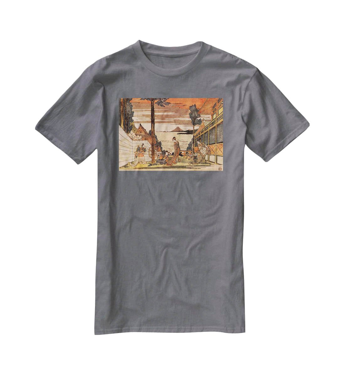 First act by Hokusai T-Shirt - Canvas Art Rocks - 3