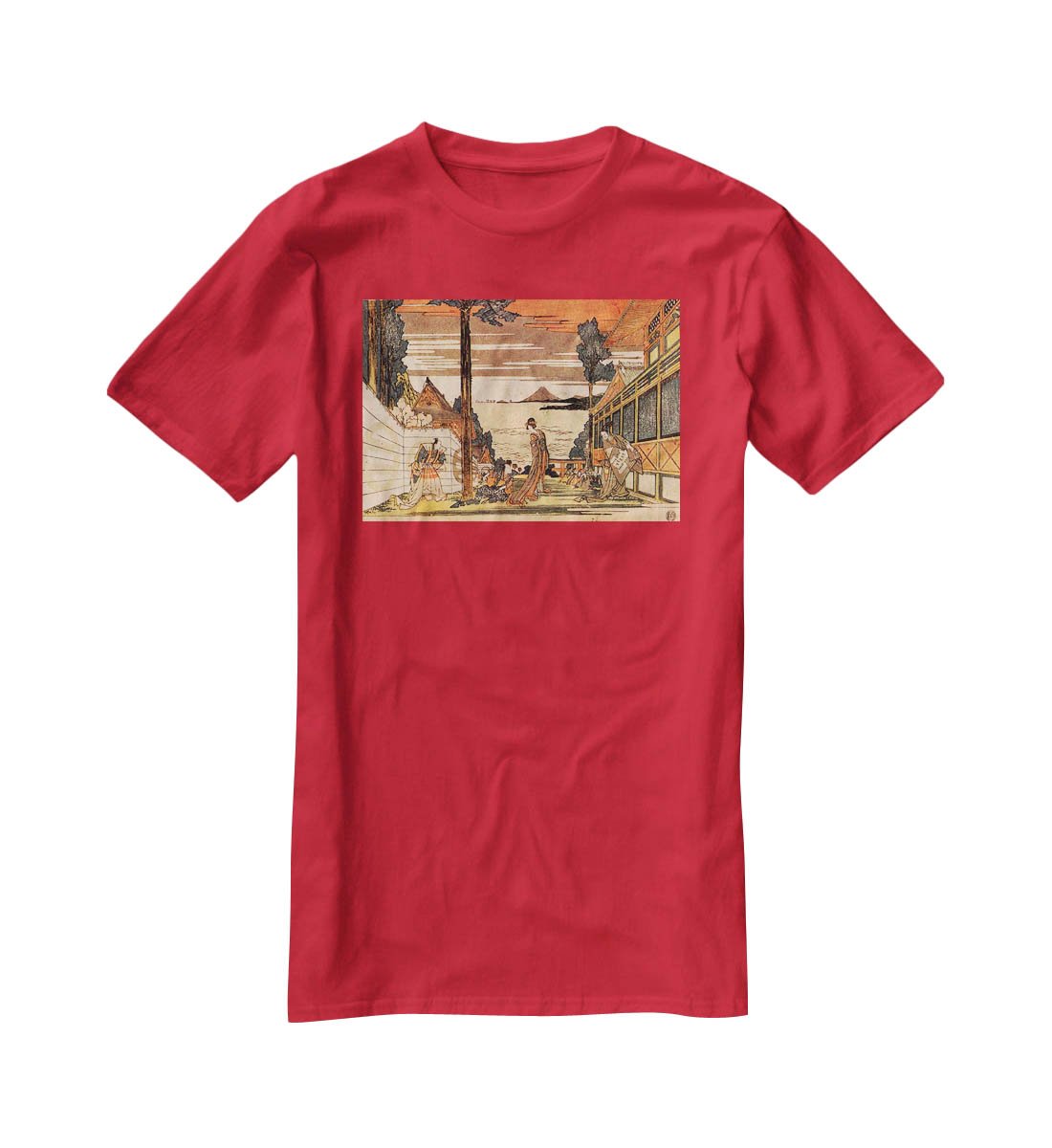 First act by Hokusai T-Shirt - Canvas Art Rocks - 4