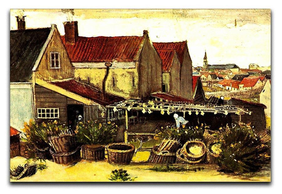 Fish-Drying Barn by Van Gogh Canvas Print & Poster  - Canvas Art Rocks - 1