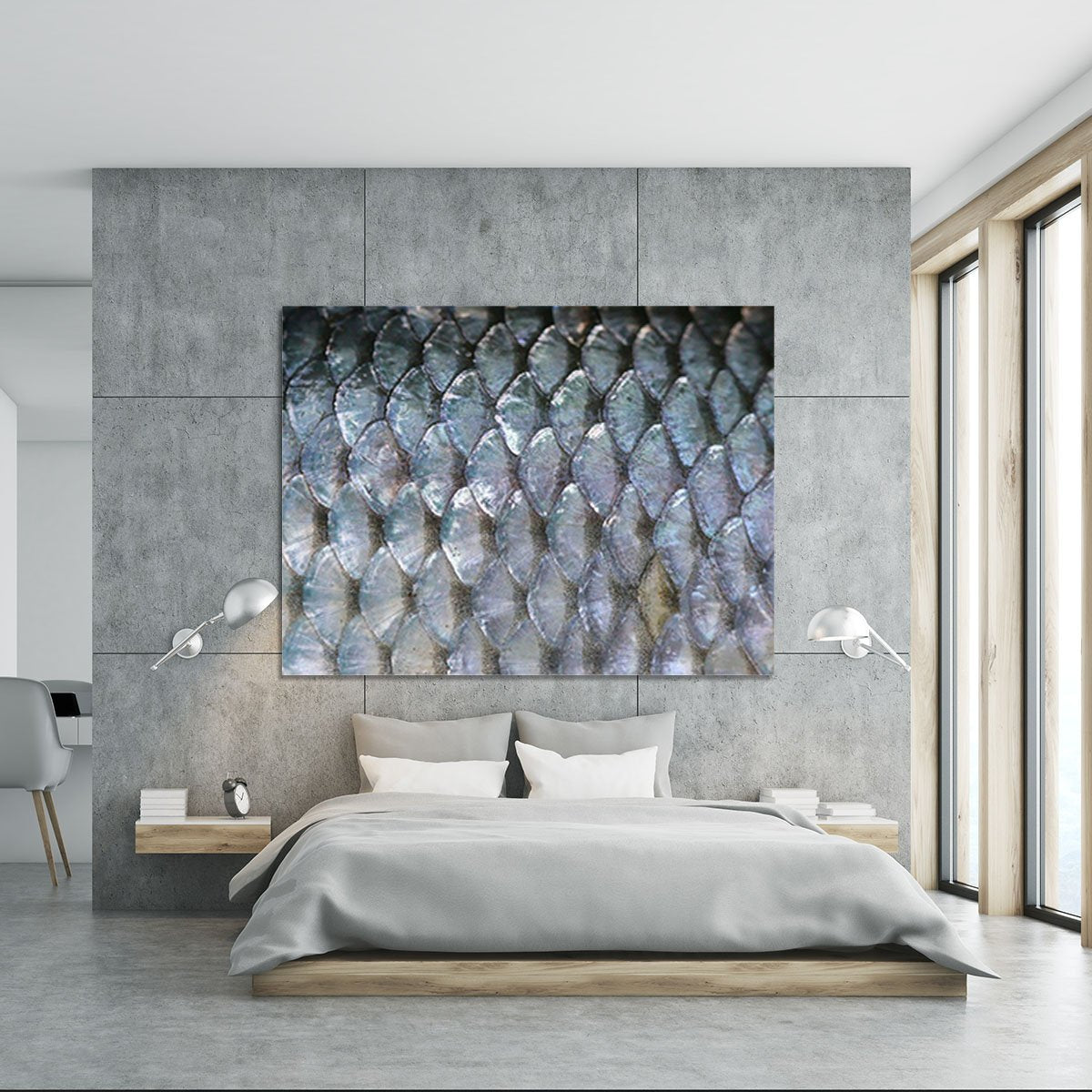 Fish scales Canvas Print or Poster