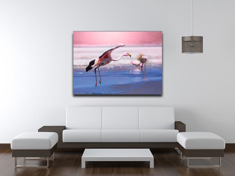 Flamingo in Bolivia Canvas Print or Poster - Canvas Art Rocks - 4
