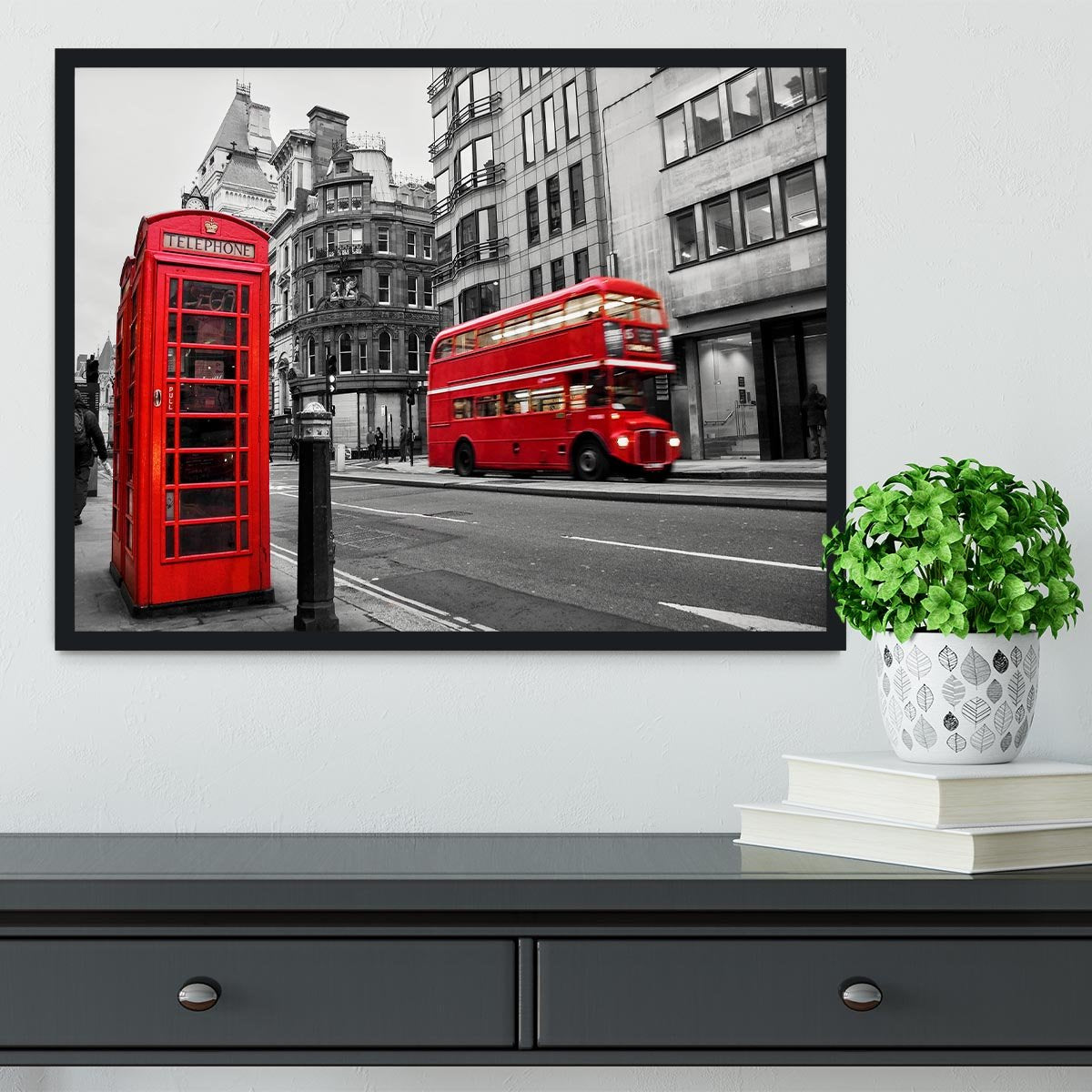Fleet street London Framed Print - Canvas Art Rocks - 2