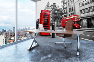 Fleet street London Wall Mural Wallpaper - Canvas Art Rocks - 3