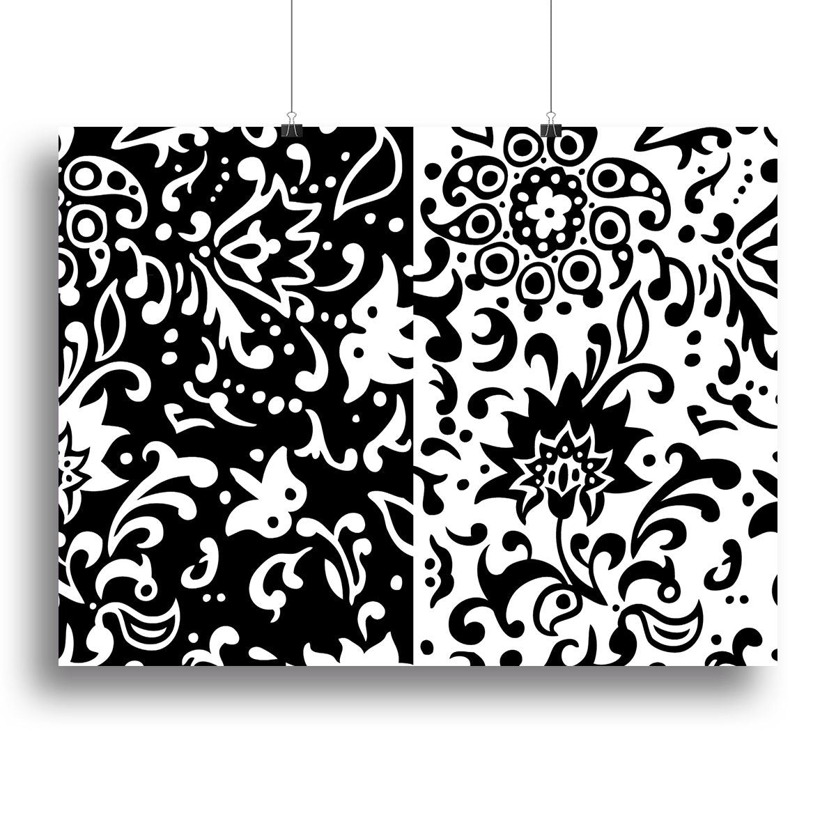 Floral Chic Canvas Print or Poster