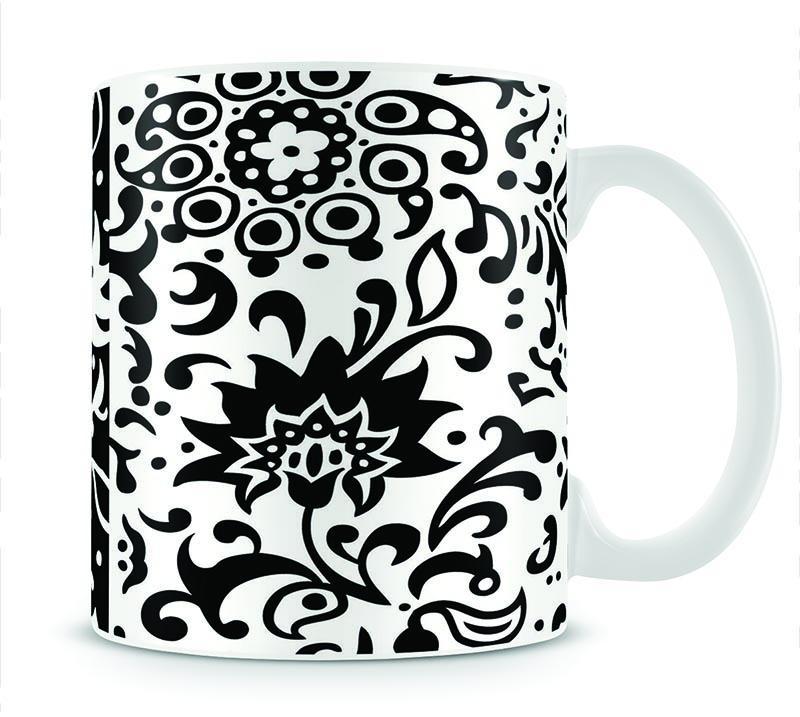 Floral Chic Mug - Canvas Art Rocks - 1