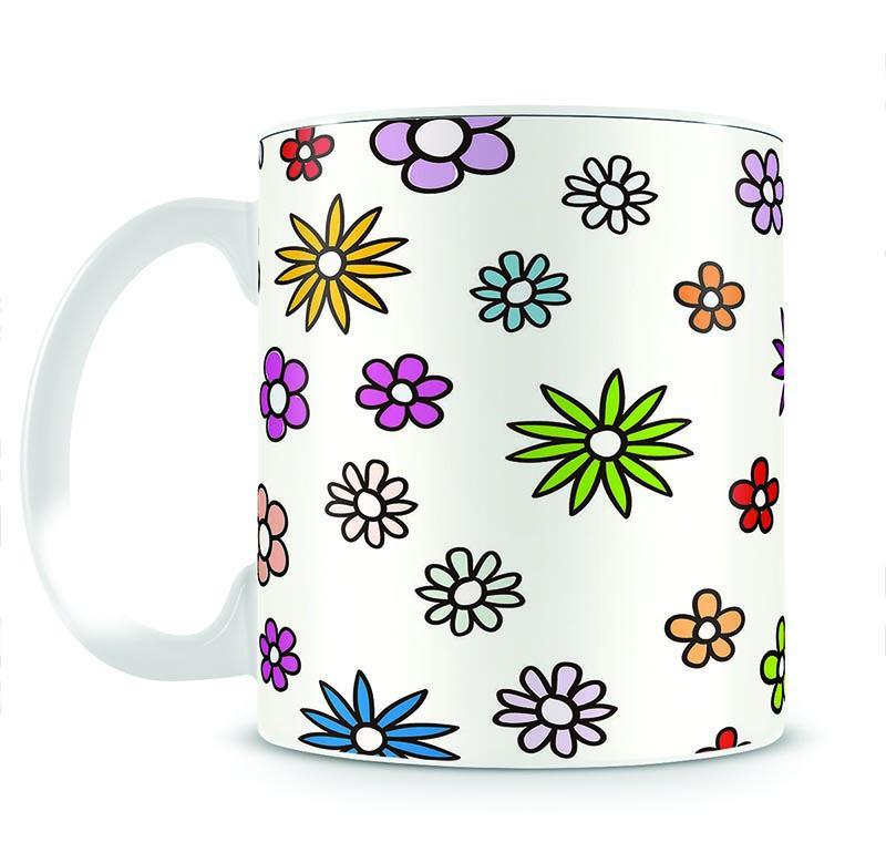 Floral Repeat Mug - Canvas Art Rocks - 2